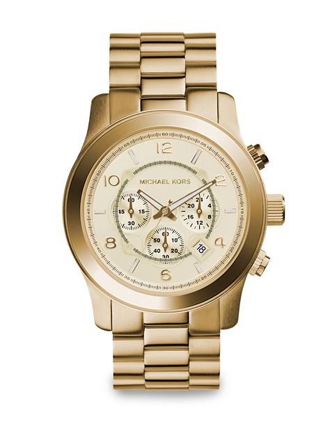 my michael kors watch is too big|michael kors runway chronograph.